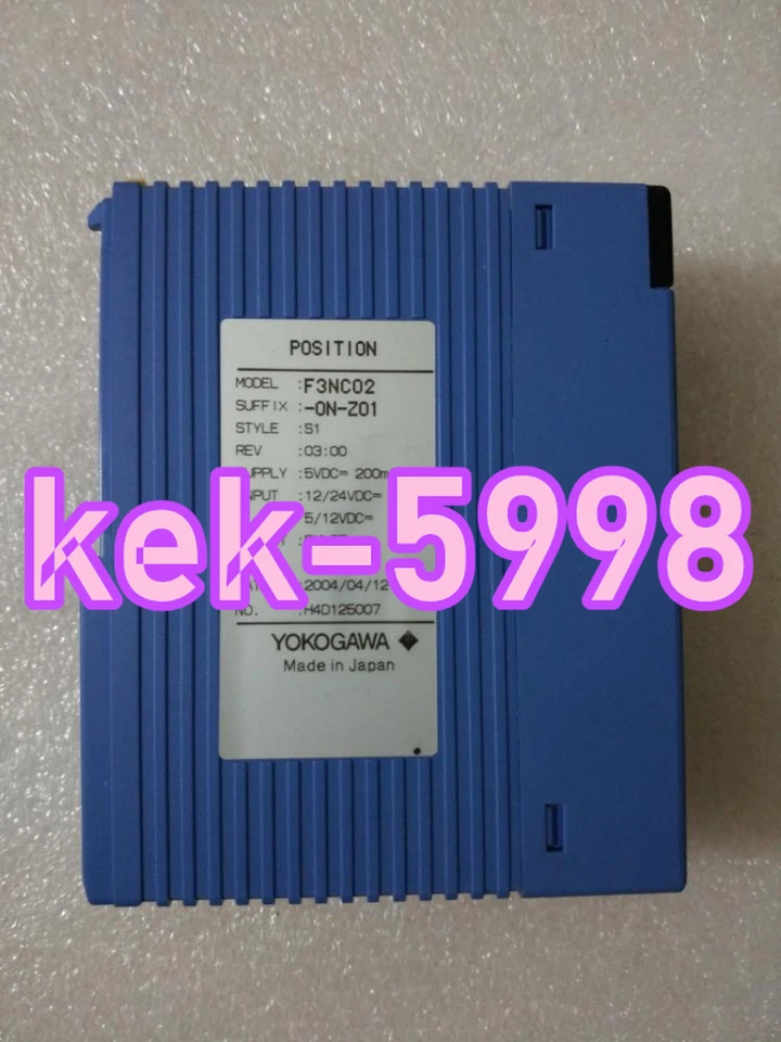 1PC Gebraucht Yokogawa F3NC02-0N-Z01 #YX - Bild 4 von 4