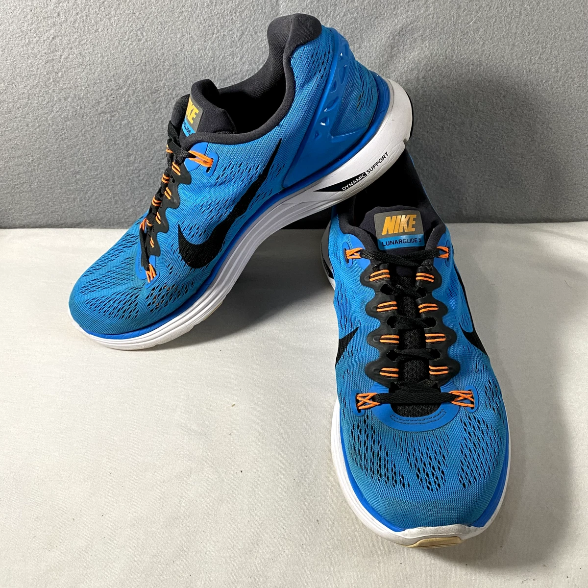 Nike Lunarglide 5 Blue Running Shoes Mens Size 9.5 | eBay