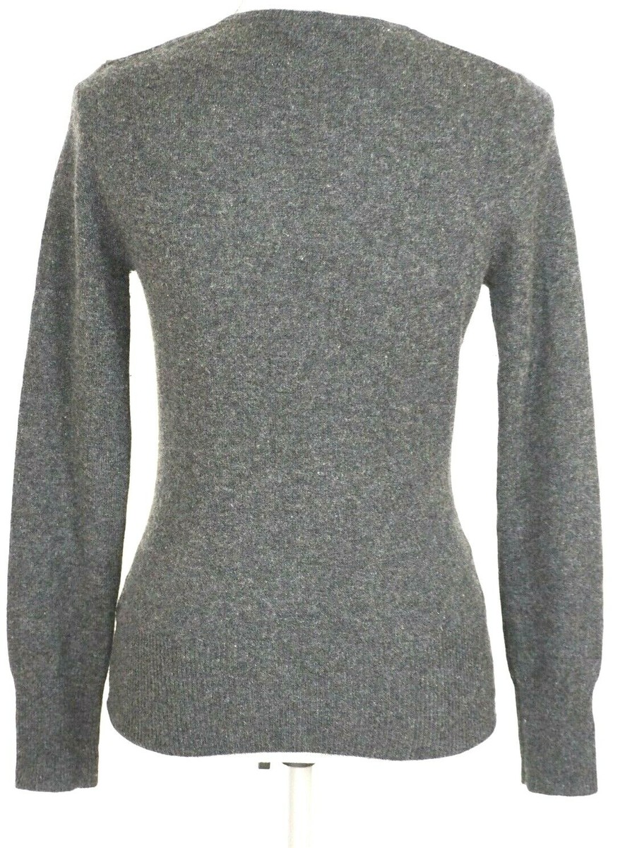 Pull Apt 9 100% Cachemire - Motif Argyle Gris Noir Rose - Taille S - Occasion Très Bon état