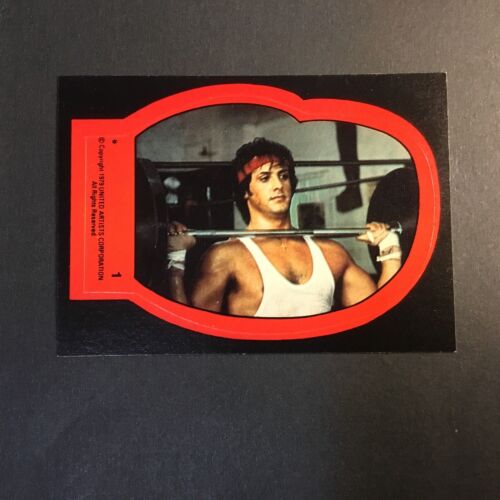 1979 Topps Rocky II Stickers #1 Rocky Balboa RC - Picture 1 of 2