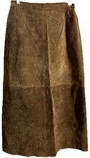 Vintage Cedar Canyon Leather Skirt Women s Size Medium Preowned