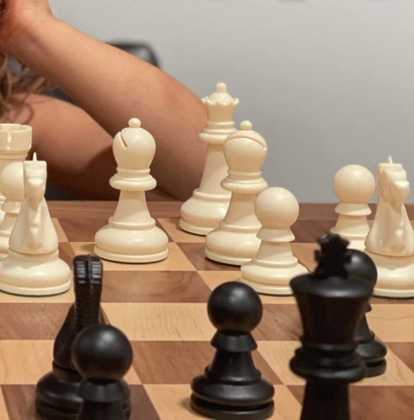 Bobby Fischer Ultimate Tournament Chess Pieces, 3.75 in. King, Over 3.9 lbs. - Image 3 of 4