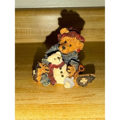 1994 Boyd's bears Elliot & snowberry home decor cute Knick knack #2242