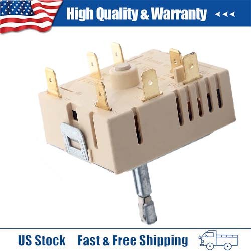 Fits Kitchen Range Dual Surface Element Infinite Control Switch Assembly