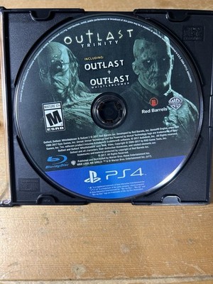 Outlast Trinity Discs Only (Sony PlayStation 4) Outlast +Whistleblower, Tested