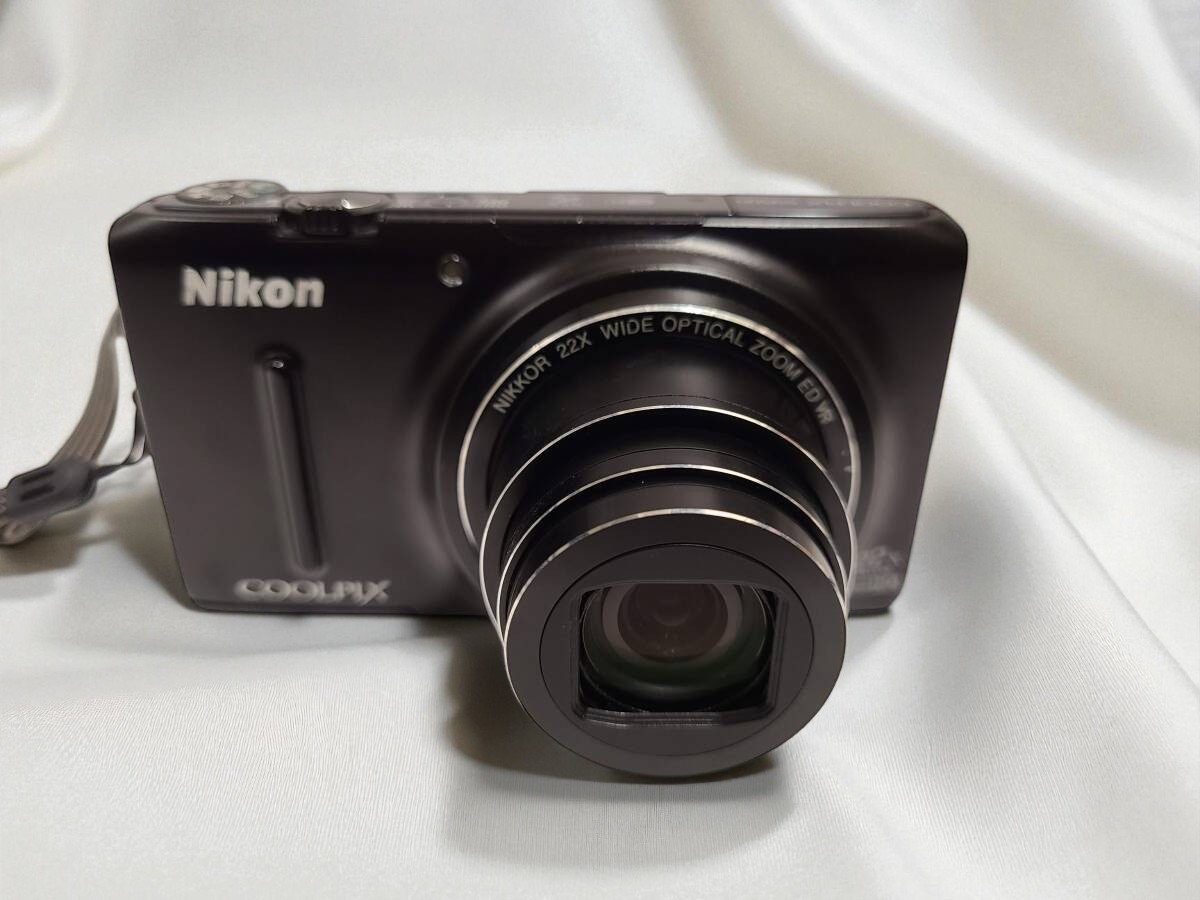 Mint] Nikon COOLPIX S9500 Digital Camera Black 18.1MP Compact 22x