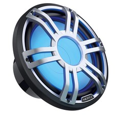 Hertz HMS 10 Marine Subwoofer - RGB LEDs, White Sport Grille, 10" 4-Ohm