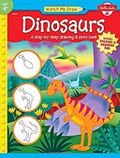 Dinosaurs : A Step-By-step Drawing and Story Book Paperback