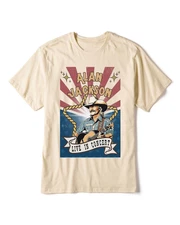 Vintage Natural T-Shirt Alan Jackson Men All Size Cotton TT071