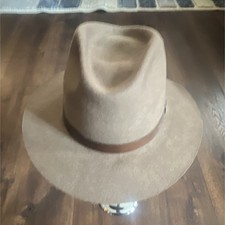Outback Brown 100 Wool Western Hat Made in USA Style WPL 4384