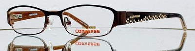 Originale CONVERSE K006 Eyeglasses BROWN New Metal 46-16-130 De Rigo REM