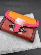 Coach 2988 Jade Medium Envelope Wallet Colorblock NWT