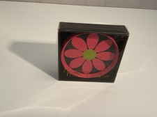 6 metalowych podstawek do słoików lata 70. Worcester Ware Flower Power