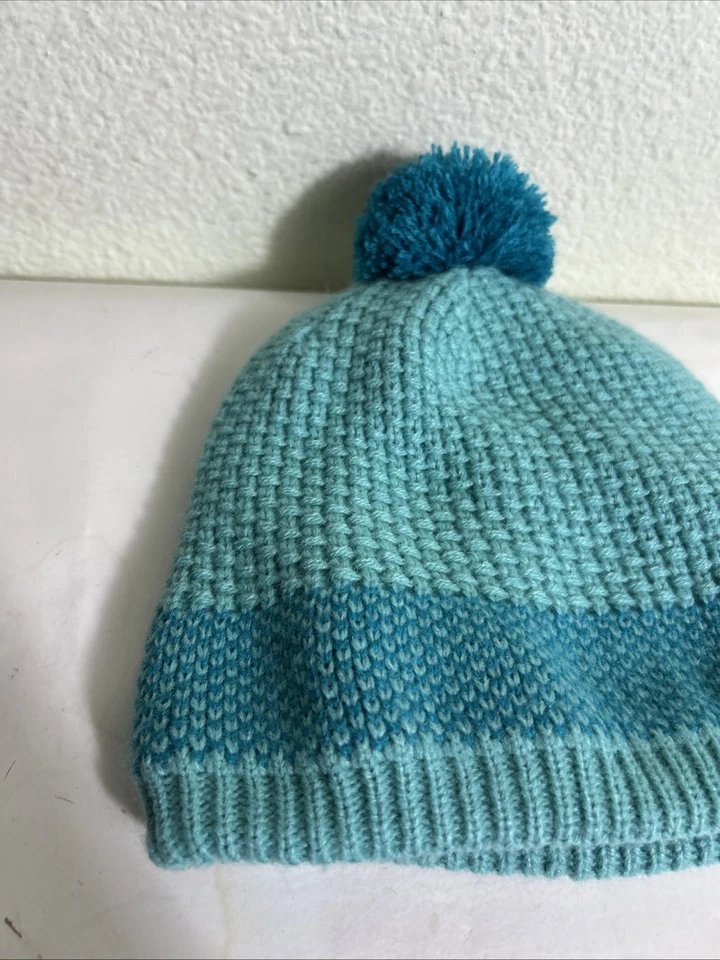 Gorro Merrell Pom Pom verde azulado acrílico poliéster talla única Foto 2 de 4