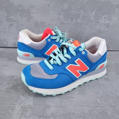 New Balance 574 Winter Harbor Sneaker Damen Gr. UK 4 blau Turnschuhe WL574WHB