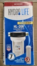 HYDRO LIFE WATER FILTRATION SYSTEMS HL-200 EXTEROPR WATER FILTER KIT RV  52412