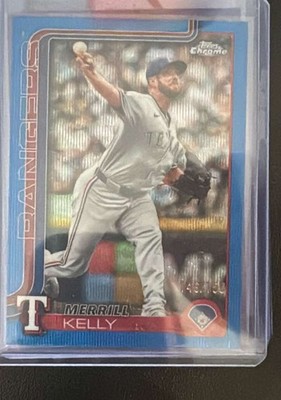 2025 Topps Chrome Update - Blue Refractors #USC162 Merrill Kelly
