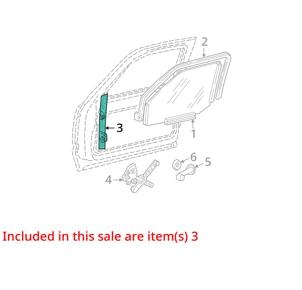 SE ADAPTA A CHEVROLET GMC C2500 C3500 1999-2000 CANAL FRT S/D WDO 15588470 - NUEVO OEM Foto 3 de 4