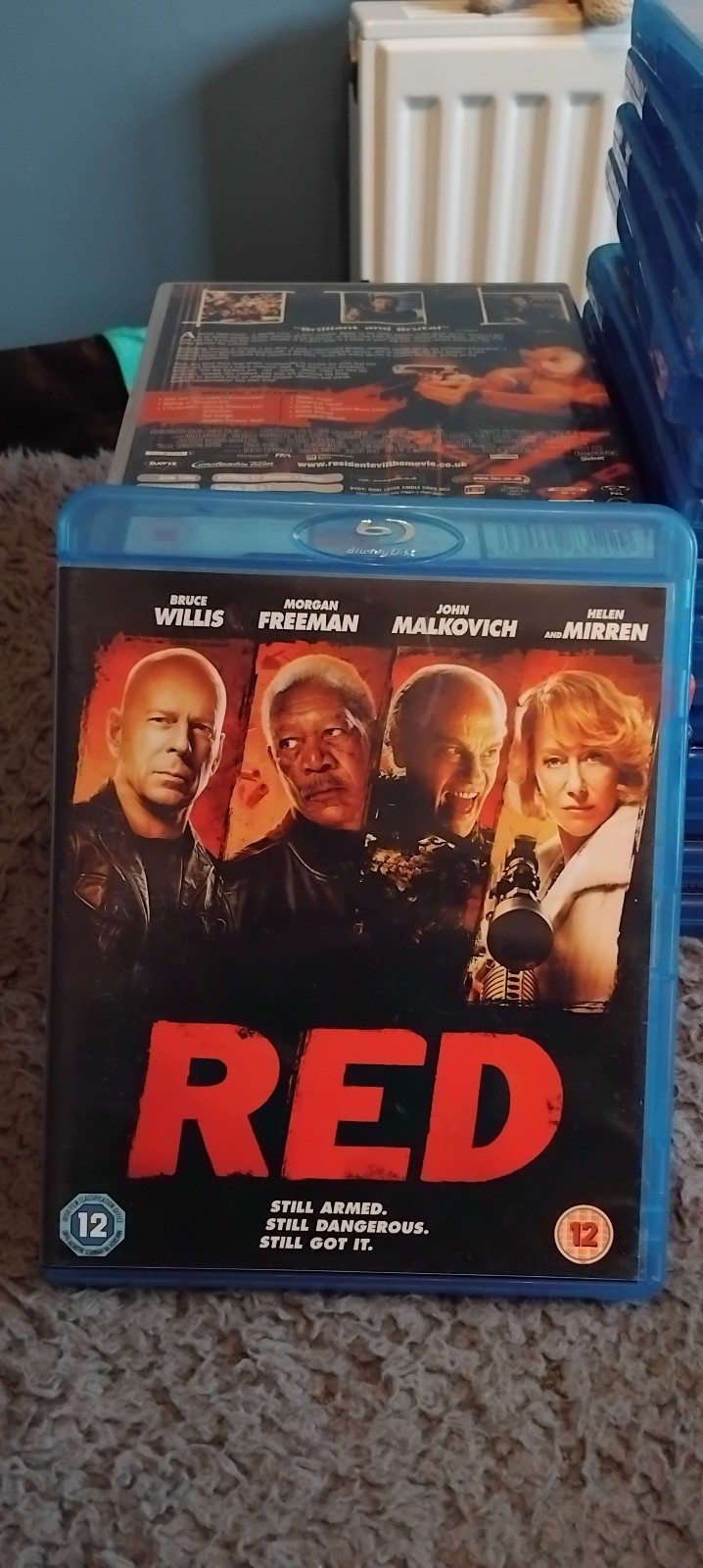Red Bluray - Bruce Willis, Morgan Freeman, John Malkovich, Hellen Mirren