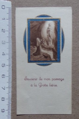 § Andachtsbild Erinnerung an meinen Durchgang zur Gesegneten Höhle - 1953