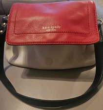 kate spade new york red, white and blue handbag