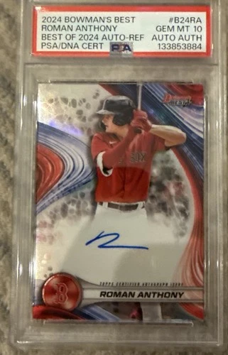 2024 Bowman's Best - Best of 2024 Auto Roman Anthony #B24-RA Refractor (AU, RC)