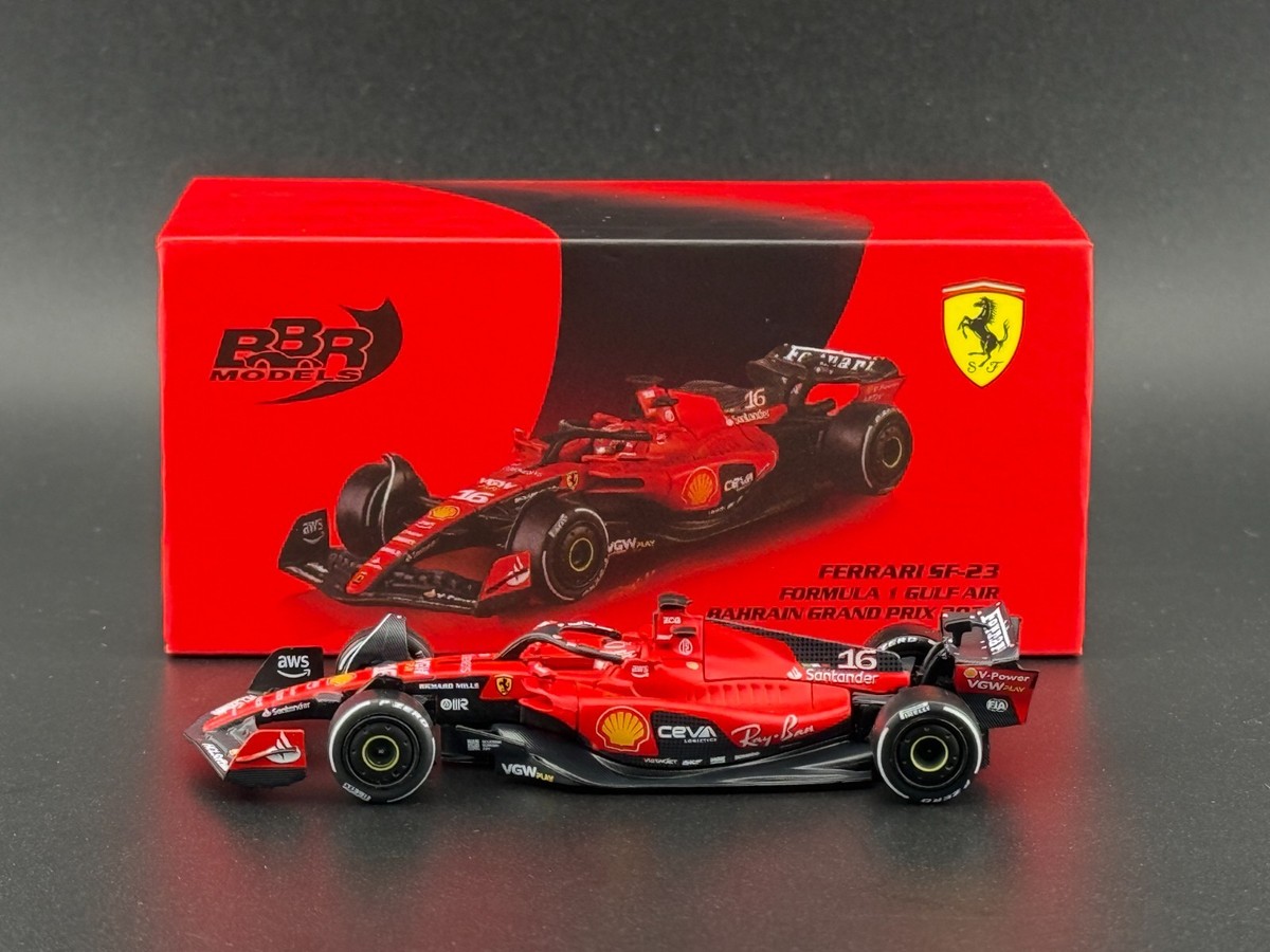 BBR Models Ferrari SF23 #16 C. Leclerc 2023 Bahrain GP 1/64 | eBay