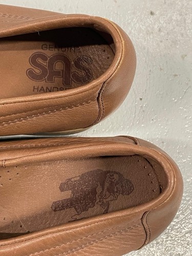 SAS Weekender Loafers Shoes Mens Size 14 Brown Leather Casual Slip On Comfort - Picture 7 of 8
