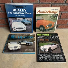 Austin Healey Book Lot - Handsome Brute -Big Healeys -Buyers Guide -Road & Track