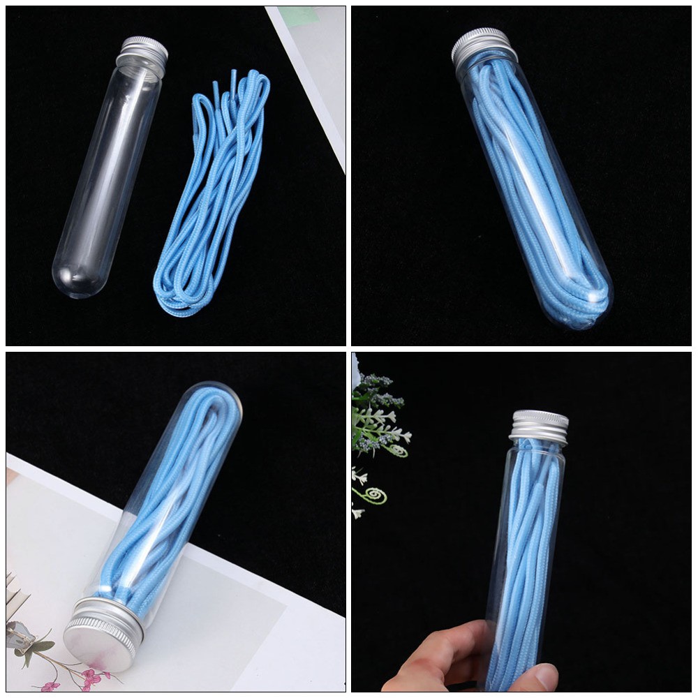 APL 5 Pezzi Tubo Portaoggetti Laccio Scarpe Viaggio Trasparente Portatile Tubi Organizzatore