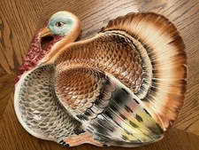 Vintage Turkey Platter, Three Compartments, Japan