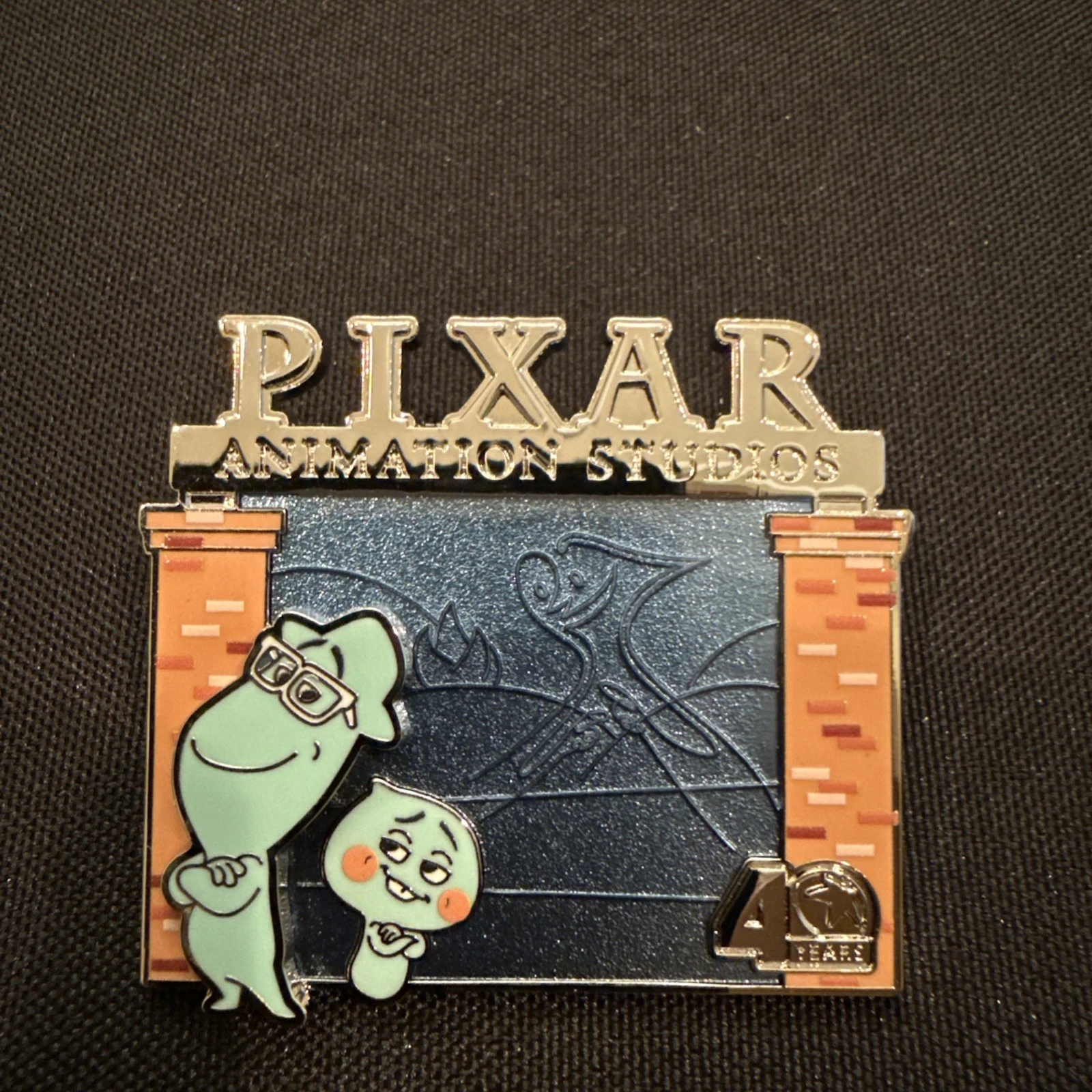 Disney Store Pin Pixar Animation Studios 40th Anniversary Set 4 Soul Pin LE 700