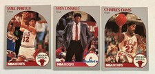 (3) ERROR Rare Misprint 1990 Hoops cards ft. HOFer~Moses M. & Wes Unseld ~READ