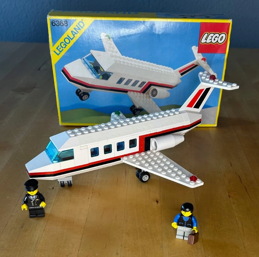 Lego System 6368 Jet Airliner OBA-OVP- 100% komplett - Bild 4 von 4