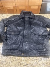 Napoline Leather Outfitters Genuine Leather Jacket Men s Medium Nice Cpix