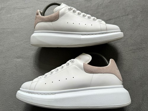 Original authentisch Alexander McQueen übergroßes weißes Wildleder Patchouli UK 6 - Bild 4 von 10