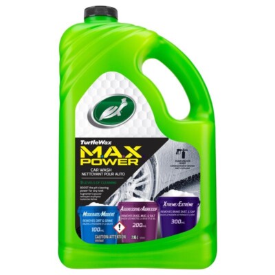 Turtle Wax MAX Power Car Wash 3 Levels Of Cleaning Foam Sprayer Ready 2.95 L