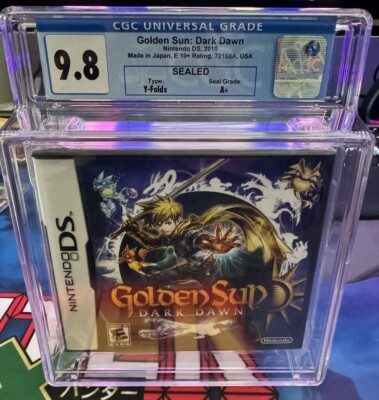 Golden Sun: Dark Dawn Nintendo DS 2010 New Sealed CGC 9.8 A+ Gem Mint