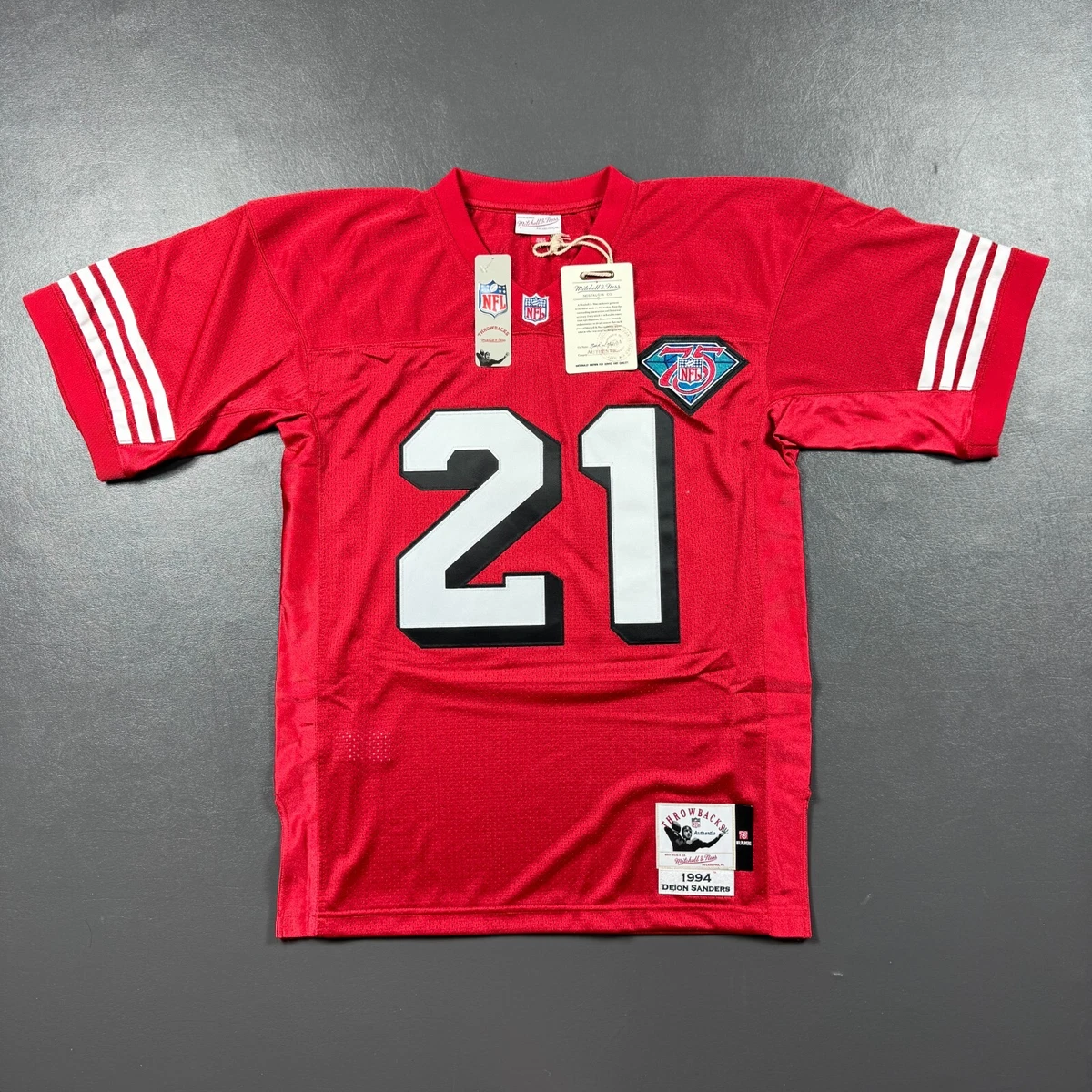 Mitchell & Ness Deion Sanders San Francisco 49ers NFL Jerseys for