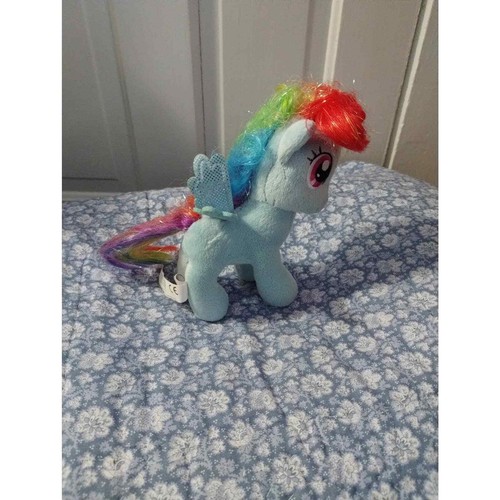 My Little Pony 6.5" Plush Figure Rainbow Dash Plush Aurora World 2014 - Picture 3 of 4