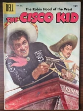Dell Comic The Cisco Kid 1956 #33 Silver Age Very Good Condition
