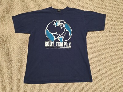 Vintage 90s Body Temple California Body Building Muscle T-shirt L Shirt