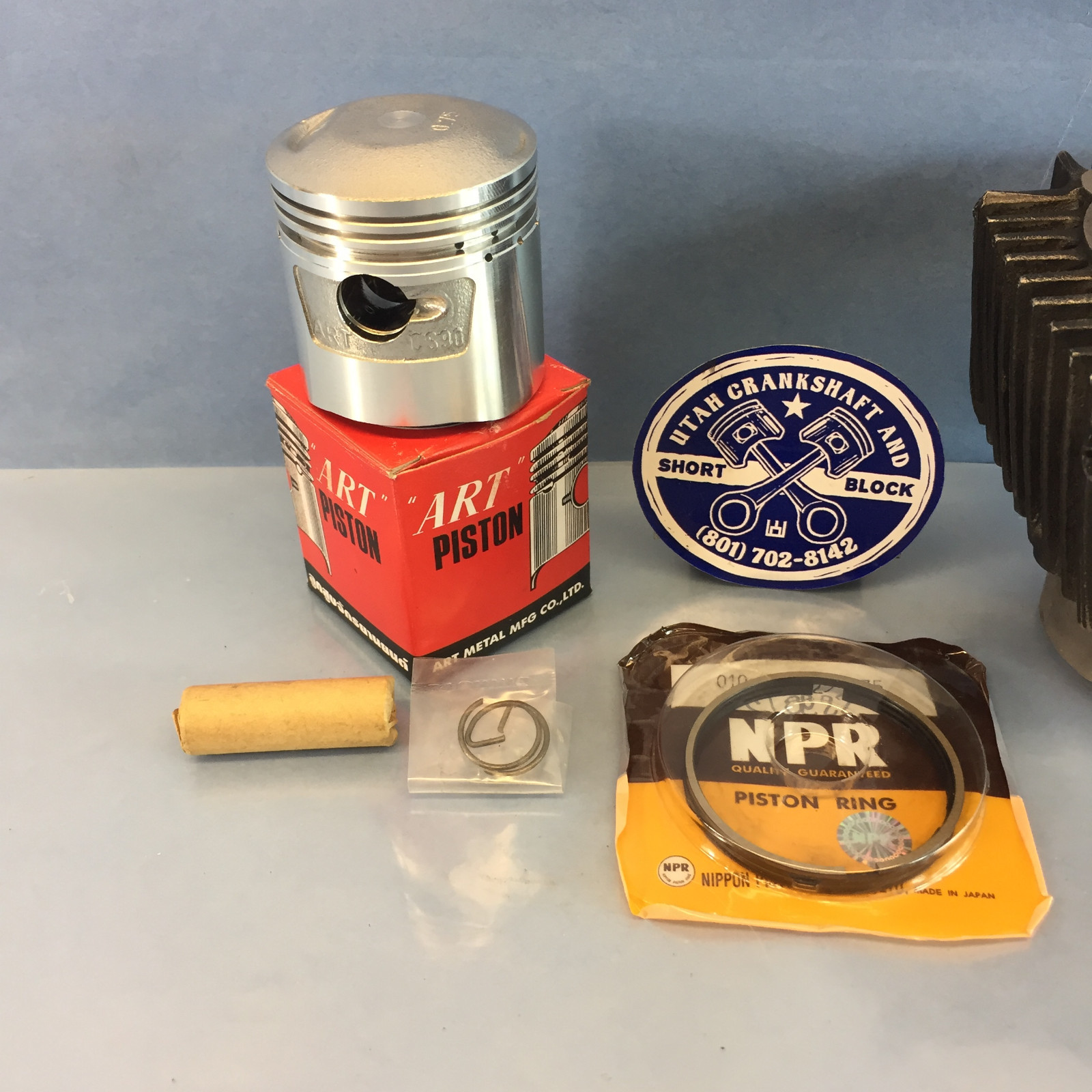 HONDA TRAIL ATC90 CYLINDER PISTON RINGS KIT ATC 90 73 74 75 76 77 78 3 ...