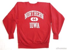 Northern Iowa Vintage Sweatshirt 1990's Champion Reverse Weave College Logo