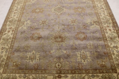 6'3" x 9'1" ft. Oushak Natural Dye Wool Hand Knotted Oriental Rug - Picture 3 of 6
