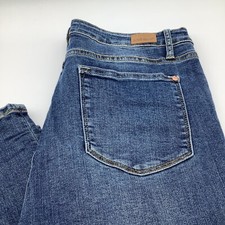 Judy Blue Womens Skinny Fit Denim Jeans Blue Size 15/32