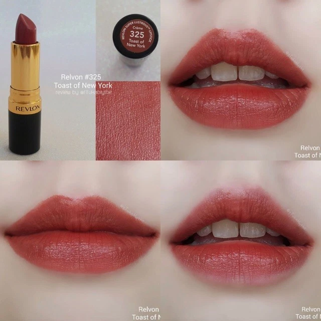 Revlon Super Lustrous Lipstick Pearl Cosmetic Make-up Silky Smooth Moisturizing - Image 2 of 4