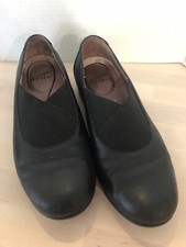 Dansko Womens Beth Pump Leather Comfort Black Professional Loafers Shoes 8.5 39