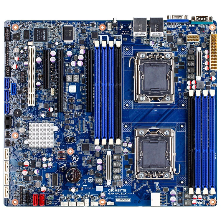 FOR GIGABYTE GA-7PCSLX 32G LGA 1356 VGA ATX Server Motherbroad Test ok - Image 2 of 3