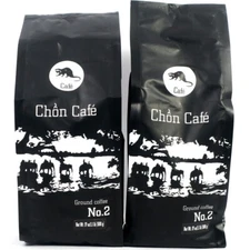 Chon Cafe Ground Coffee No. 2, 17 oz, Weasel coffee, Vietnamese, Best By:12/2024